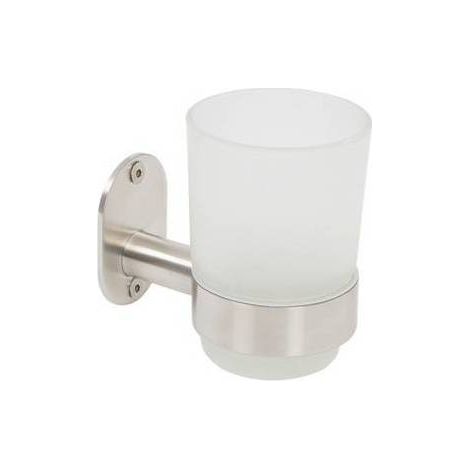 PORTA SPAZZOLINI MOD. BLIZZ SPAZZOLATO Misura: Spazzolato cm 6,8xh.9,6x10,5