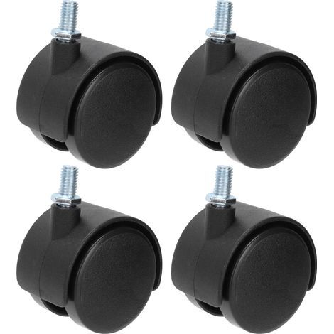 4 Roulettes Universelles 2 Pouces Étanches Pivotantes 360° pour Meuble Roulant (1/5)