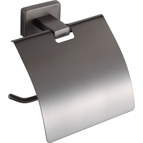 Mexen Arno portarotolo per carta igienica, grigio canna di fucile spazzolato - 7020733-66 (1/2)