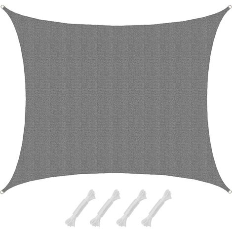 6x5 Toldo Rectangular Permeable - Toldo Vela para Sombra - Toldo Terraza Patio