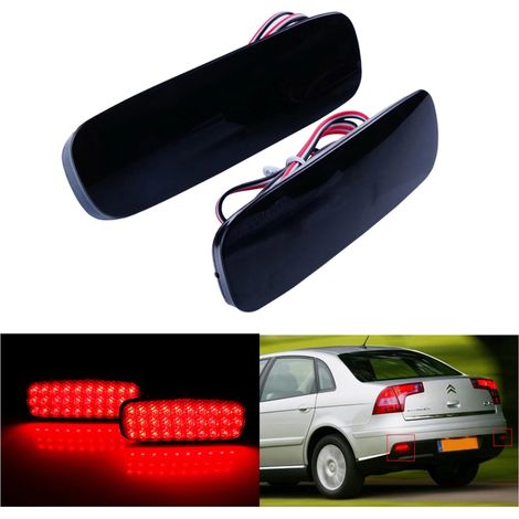 Kit 2 Fanali Posteriori A Led Nero Fume Per Peugeot 107 206 607 Expert Fiat Scudo Citroen (1/2)