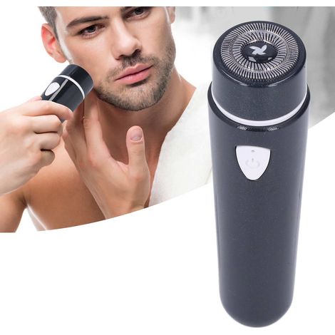 Rasoir électrique portable miniature - Silencieux, recharge rapide, pour homme et femme, voyage, noir (1/5)