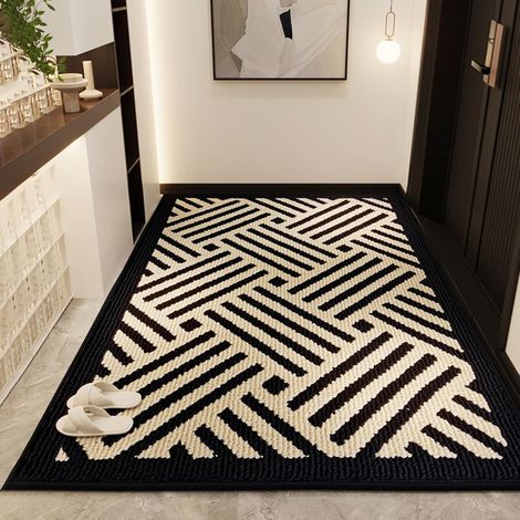 Zerbino per ingresso esterno 60 x 90 cm, zerbino per ingresso interno lavabile - impermeabile - antiscivolo - per ingresso, porta d'ingresso, patio, corridoio, giardino (1/5)