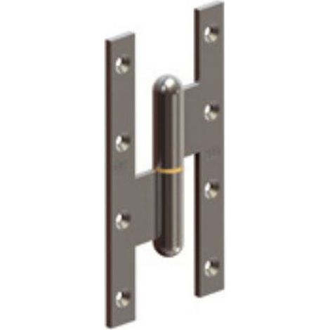 Cerniera monin 6004 sinistra quadrata 110x70 mm zincata