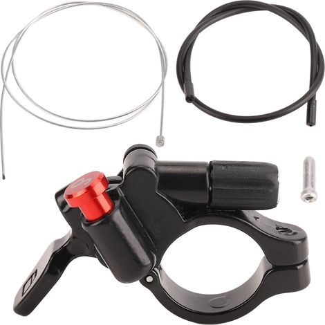 Levier de verrouillage à distance pour vélo en alliage d'aluminium robuste, installation facile, pour fourche avant de VTT. (1/5)