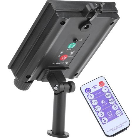 Contrôleur de Guirlande Lumineuse Solaire, Lampe À Batterie Solaire, Boîtier de Télécommande Automatique, Panneau D’Entraînement de Luminance Réglable Étanche, pour Led Extérieures (Sortie 24V) (1/5)