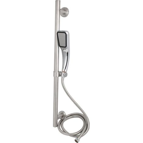 26'' Longueur 304 Edelstahlschiebestange, Duschkopf, Schlauch-Combo-Set