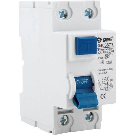 Interruptor diferencial 2P 25A Clase AC GSC 000403677