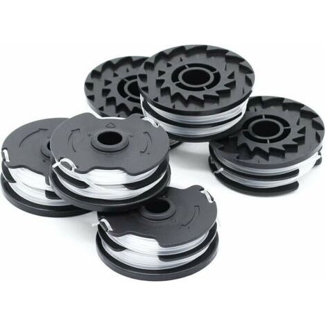 Pair Lot de 6 bobines de fil de rechange pour débroussailleuse sans fil LIDL Parkside PRTA 20-Li A1, B2, C3, PRT 550 A1, A3, PRT 300 A1 - 2 x 4 m, 1,6 mm (1/5)