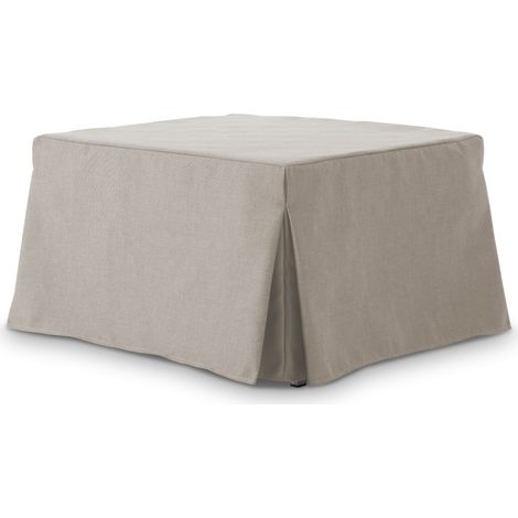 TIP-TOP Schlafhocker aus wasserfestem Stoff T13 73 cm creme (1/2)