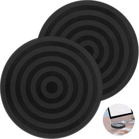 Plateau Tournant 360° - 20 Cm - Roulements à Billes Acier - Pour Moniteur Ordinateur Plante Décoration Cuisine - Lot De 2 (1/5)