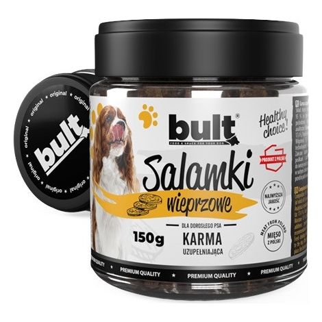 BULT Salamki, snack per cani a base di carne di maiale, 150 g