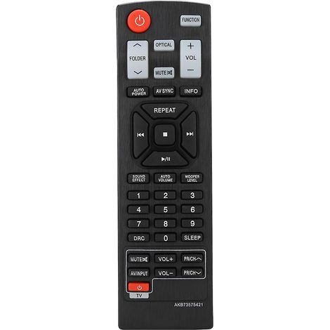 Télécommande alternative pour barre de son LG AKB73575421, compatible avec les modèles NB3530A et NB4530A. (1/5)