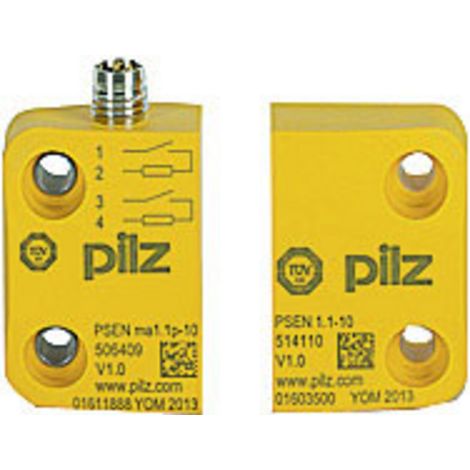 PILZ 506411 PSEN ma1.1p-10/PSEN1.1-10/3mm Magnetischer Sicherheitsschalter 24 V/DC    IP65, IP67 1 S