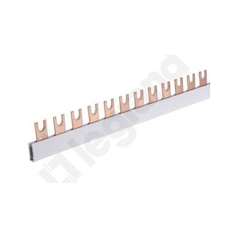 Anschlussschiene 1P 80A 16mm2 Gabel (54 Module) BI1/16x54 607046