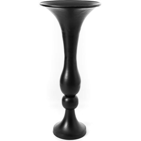Amadeus - Vase sur pied en métal noir H111 cm Royal (1/2)