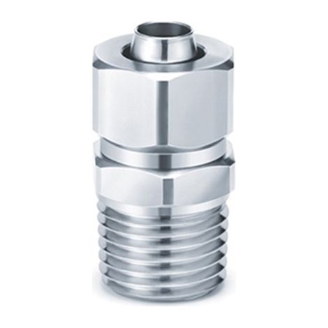 Raccord droit SMC KFG Enfichable 6 mm Rc 1/4 mâle, entrée ( Prix pour 1 )