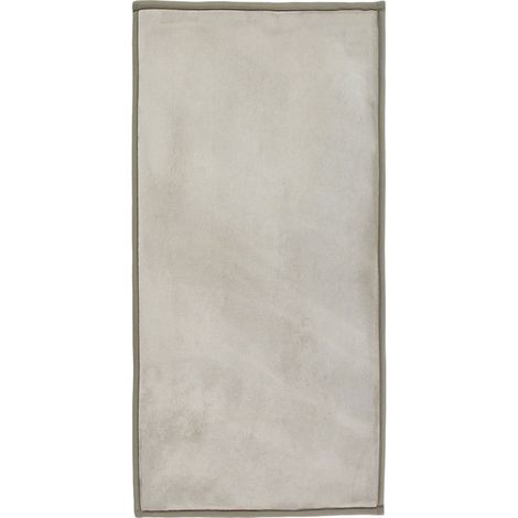 FLANELLE - Tapis aspect velours extra-doux écru 60x120 (1/5)