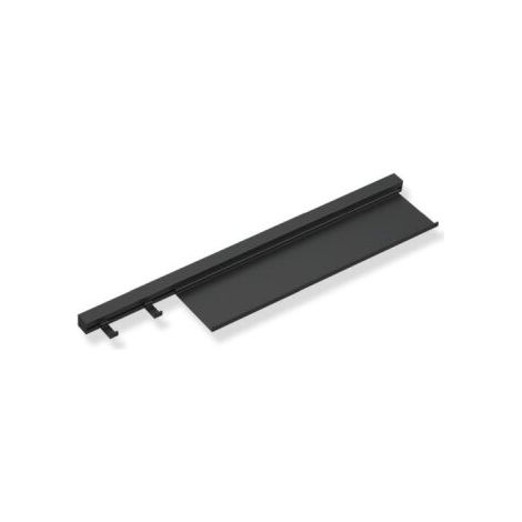 HEWI 950.13.0032 Profil mural SC 650 mm, avec tablette et 2 crochets sanitaires (1/2)