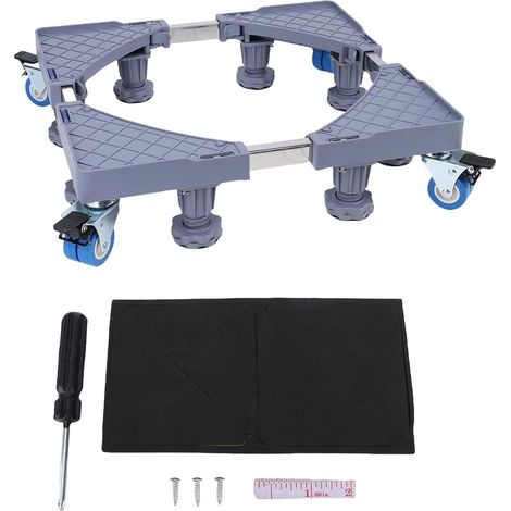 Chariot de manutention POCREATION réglable avec 8 pieds support, 4 (1/5)