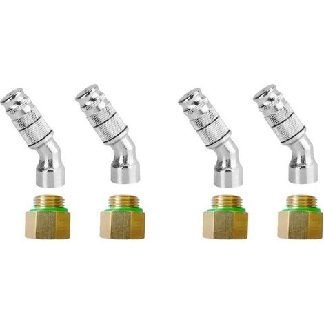 Verstellbare Sprühdüsenaufsätze, 4 Sets Hochdruck-Sprühdüsen, 1,5 mm Öffnung