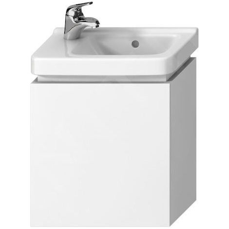 Jika Cubito - Meuble lavabo 44x48 cm, porte battante, blanc H40J4201005001 (1/4)