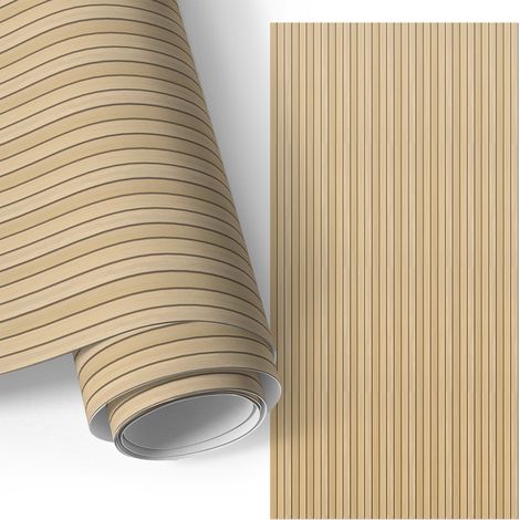 Klebefolie für Möbel - Möbelfolie - Selbstklebefolie - für Couchtisch - Türen - Wohnzimmer - Schlafzimmer Holzstreifen 65x130 cm