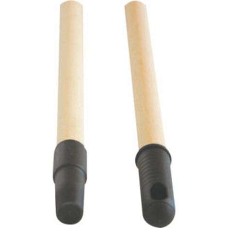 Manche en bois poncé Diam.24mm long. 1.40 (1/5)