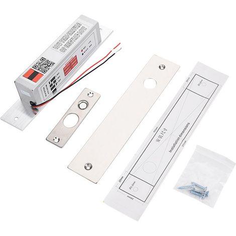 serrure de porte-Serrure électrique à mortaiser avec temporisation, protège portes et goupille fonctionnant en basse température (1/4)