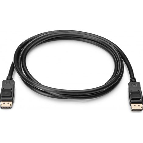 Hewlett Packard HP Kit de câblage 700 mm pour CFD sur RP9 - 0,7 m - DisplayPort - DisplayPort - Mâle - Mâle - Noir (V7S63AA)