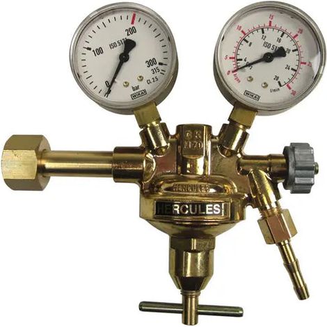 [NEUWERTIG] B-Ware Hercules Druckminderer Gasregler Schutzgas Metall Für Co² Und Argon