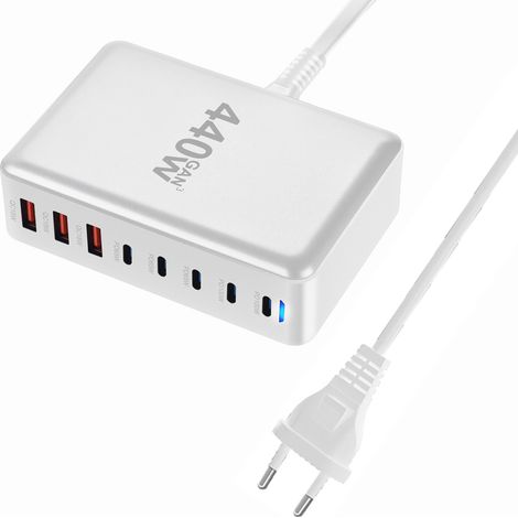 440 Wnitrure de galliumPDChargeur de bureauMultifonctionnelPDadaptateur(N130) (1/5)