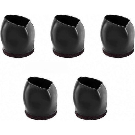 4er-Set Gummigleiter für Bürostuhlrollen, Kratzschutzpads für Möbelbeine, PVC-Bodenschutzmatten, 50 mm, universell (1/5)
