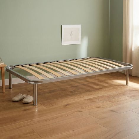 Talamo Italia Somier individual Manila, Base ortopédica de contrachapado de abedul de 13 lamas, 100% Made in Italy, 80x190h34 cm, con embalaje reforzado (1/3)