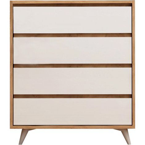 Holzkommode "Suvera" - 70 x 40 x 86 cm - Beige