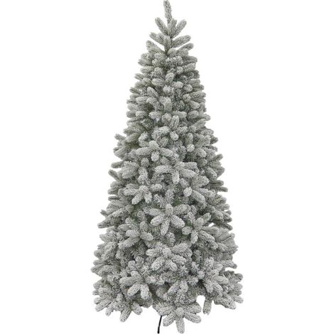 ARPIMEX Albero di Natale Iowa Slim Innevato H 180 D 99 Cm 714 Tips