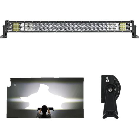 Barra de luz, doble fila, haz combinado, grado de protección IP68. (1/2)