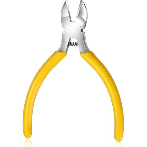 Pince coupante tranchante et durable, pince coupante plate de précision, pince coupante latérale pour couper fils, composants électroniques, câbles, bijoux et projets de bricolage.-AquaForge (1/5)