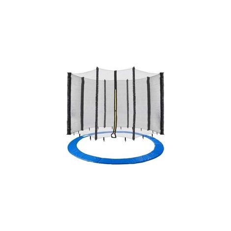 -Filet Trampoline 244 cm,Filet de Protection pour Trampolines 6 Barres,Résistant aux UV