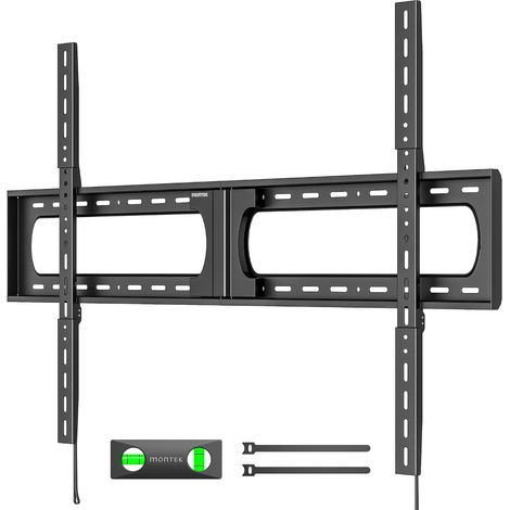 Support Mural TV Ultra Plat 37-140 Pouces Support TV Robuste jusqu'à 136kg Profil 30mm du Mur VESA Max 1200x800mm pour Écrans Plats et Incurvés (1/5)