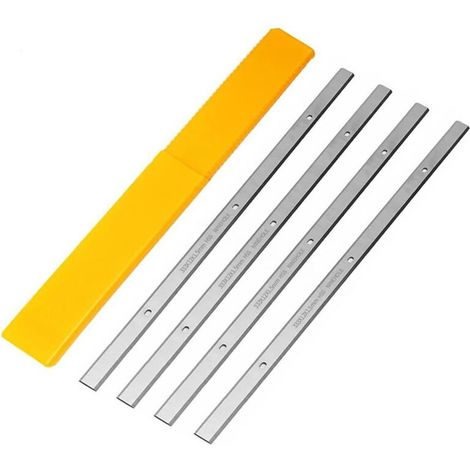 Roleader – Lot de 4 lames HSS pour raboteuse 333mm – Lames bilatérales pour bois dur – Compatible Metabo DH 330/316 – 333 x 12 x 1,5mm