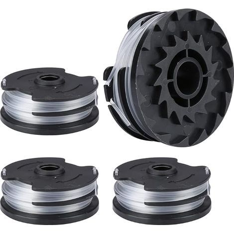 Moritale Nylonfadenspule für Parkside LIDL Akku PRTA 20-Li C3 A1B2 PRT 550 A1 A3 PRT 300 A1 Ersatzteile für Rasentrimmer (4 Stück) (1/5)