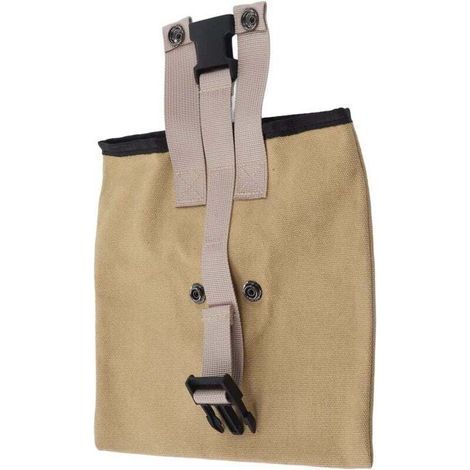 Food foraging bag (khaki), easy-to-clean Oxford fabric, portable orchard mushroom picking bag with wide opening (1/4)