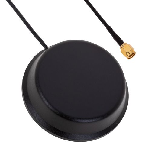 BeMatik - Connecteur antenne LTE 4G WIFI GSM GPRS UMTS SMA 4.0dBi magnétique (1/5)