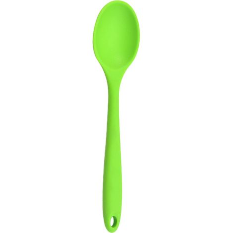 Cuillère En Silicone Alimentaire - Résistante À La Chaleur Jusqu'à 250 °C - Pour Mélange Cuisine Et Alimentation Enfants - 1 Pièce (1/3)