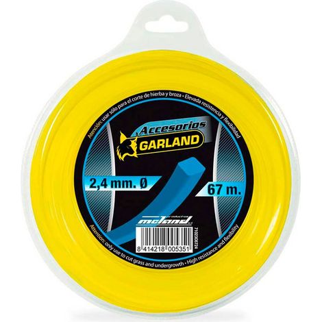 GARLAND Dispenser Filo per Decespugliatore 67m 2.4mm Quadrato (71023C6724)