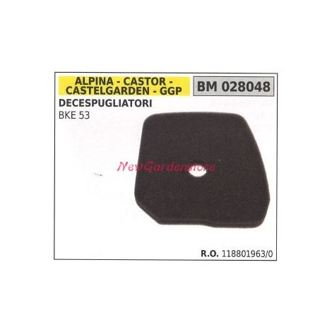 Filtro de aire motor desbrozadora ALPINA BKE 53 028048