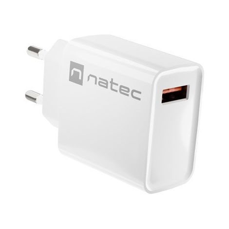 Caricabatterie da Parete Natec NUC-2057 RIBERA Bianco 18 W (1/5)