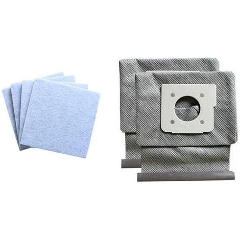 4 filtre de coton du moteur 2 lavable LG Aspirateur Sacs poussire Remplacement pour LG V-743rh V-2800rh V-2800rb V-2800ry V-2810 (1/4)