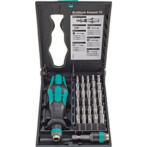 Wera Kompakt 70 Universal Set Cacciavite a cricchetto (1/5)